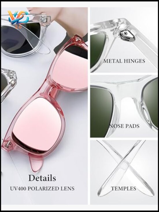3 Pack Square Sunglasses Polarized UV Protection Trendy Shades Women Men Amazon.com: YEIN Sunglasses and Blue Light Blocking Glasses  main image 2